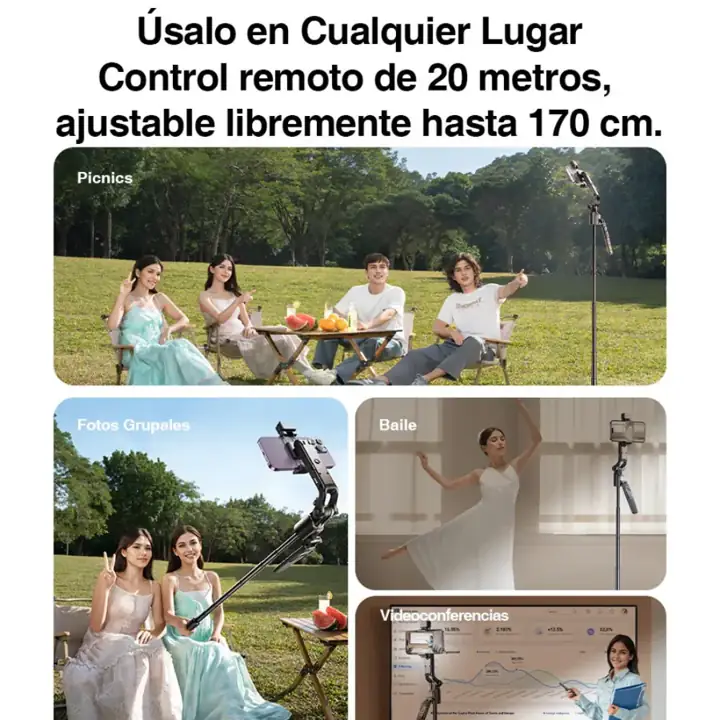 Trípode con seguimiento facial en uso 3