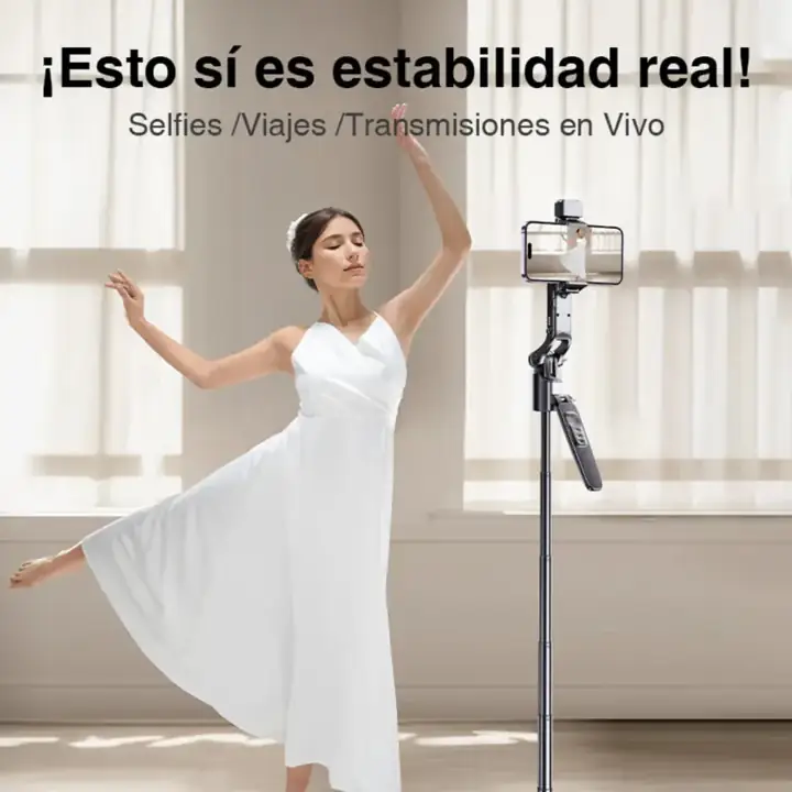 Trípode con seguimiento facial en uso 6