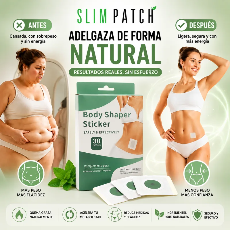 SlimPatch parches metabólicos Body Shaper Sticker — adelgaza de forma natural