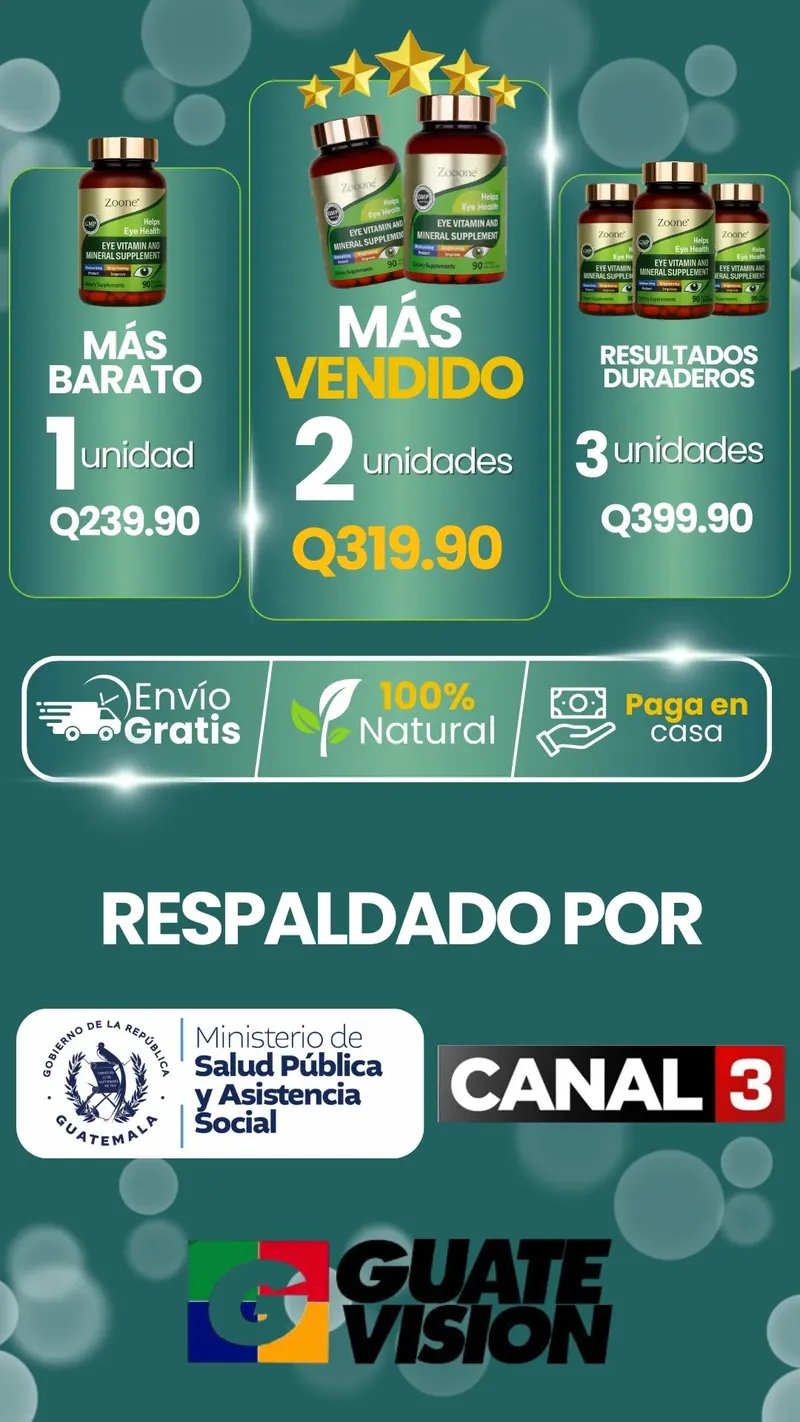 Beneficios de Zooone Vita Eyes: visión más nítida, ojos descansados y protección de la mácula