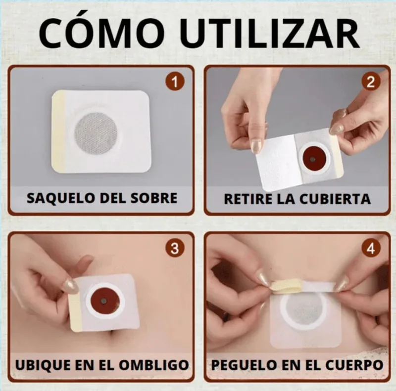 Cómo se usan los parches metabólicos SlimPatch
